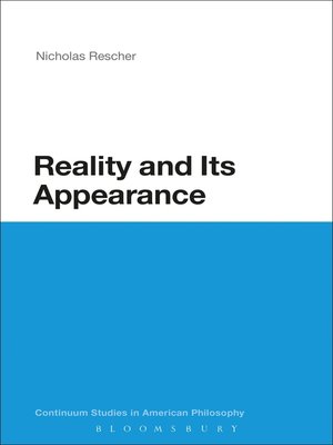cover image of Reality and Its Appearance